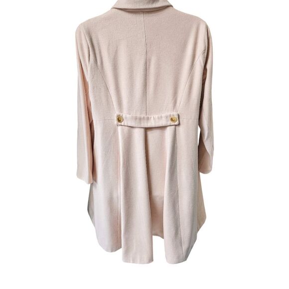 TORRID WOOL Pale Pink Fit & Flare Plus Size Long Winter Coat 3X - Picture 8 of 14